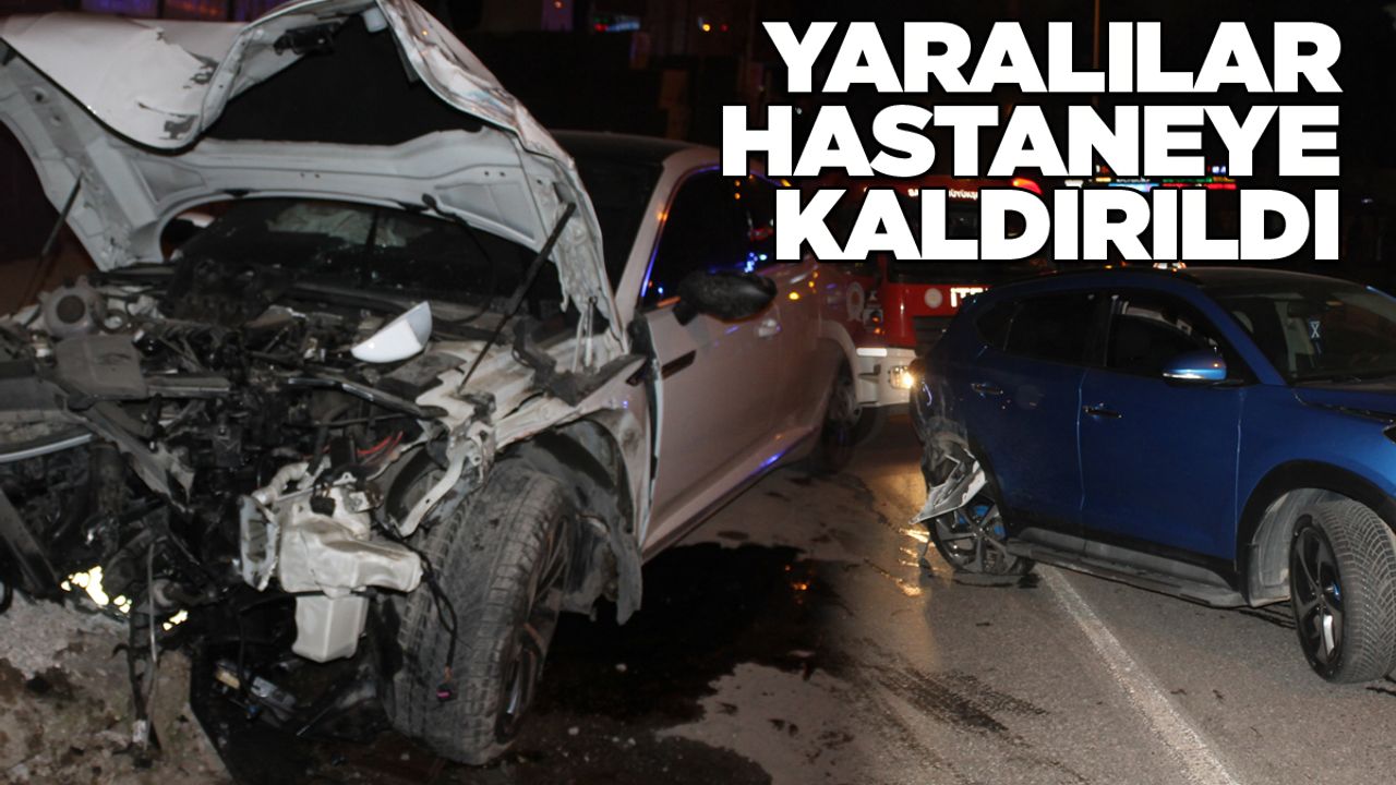 Sinop'tan Samsun'a giden yolda ardışık trafik kazası