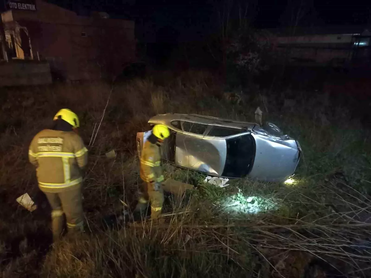 Balıkesir'de Trafik Kazasında Sürücü Ağır Şekilde Yaralandı.