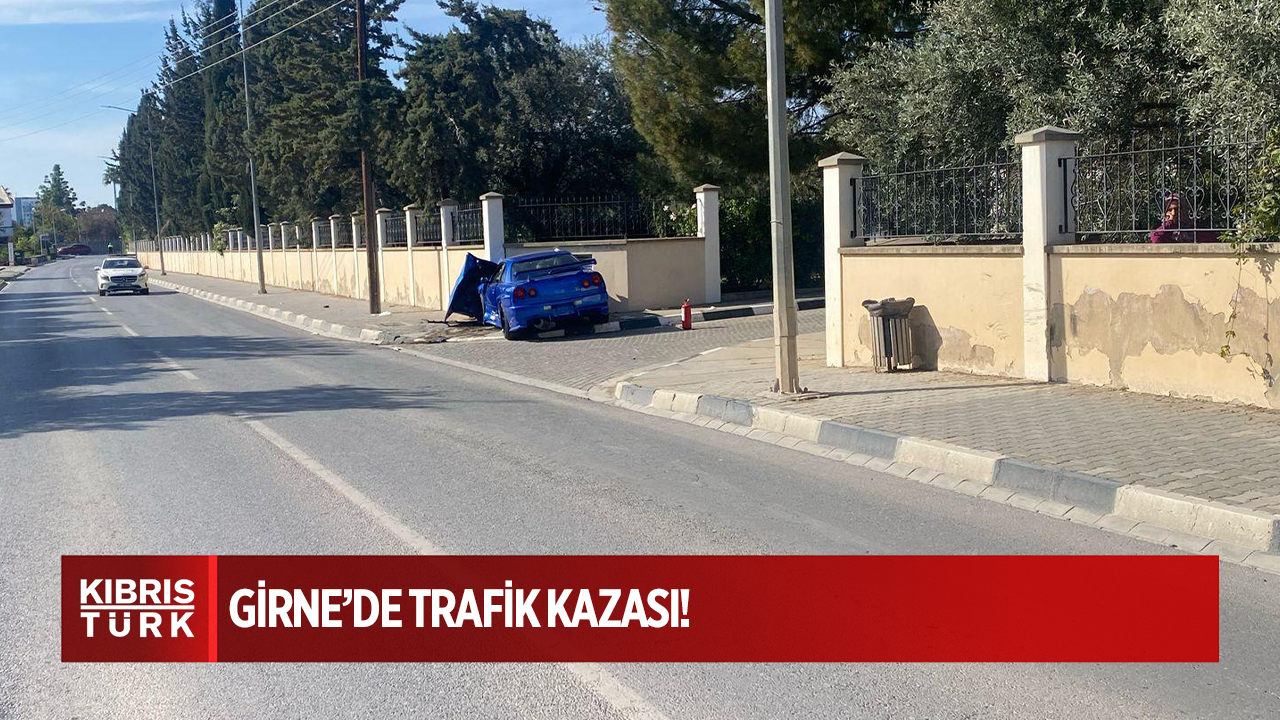 Girne'de 1 kişinin hayatını kaybettiği, 2 kişinin yaralandığı trafik kazası meydana geldi.