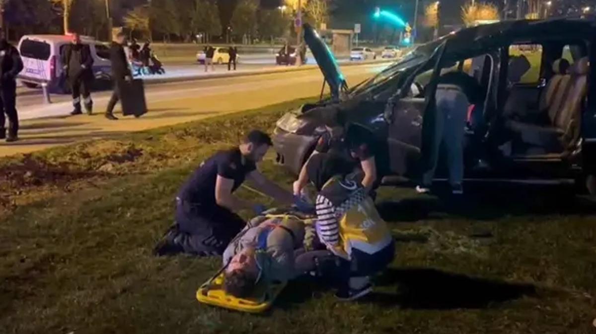 Maltepe'de trafik kazası meydana geldi.