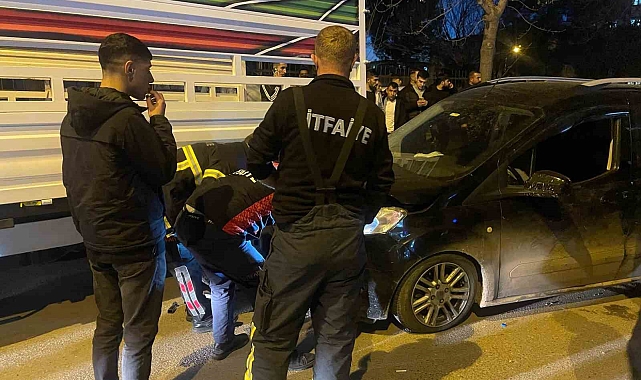 Siirt'te trafik kazasında 1 kişi yaralandı.