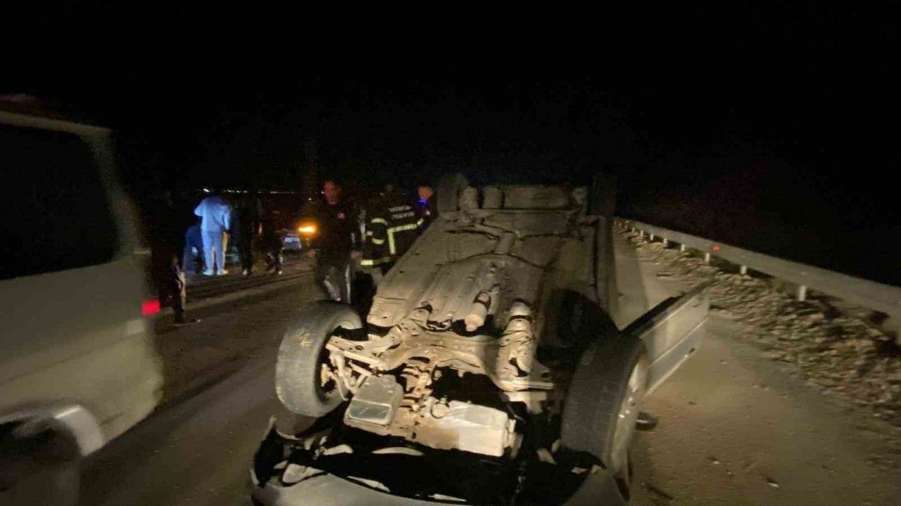 Erzincan'da trafik kazasında 1 kişi yaralandı.