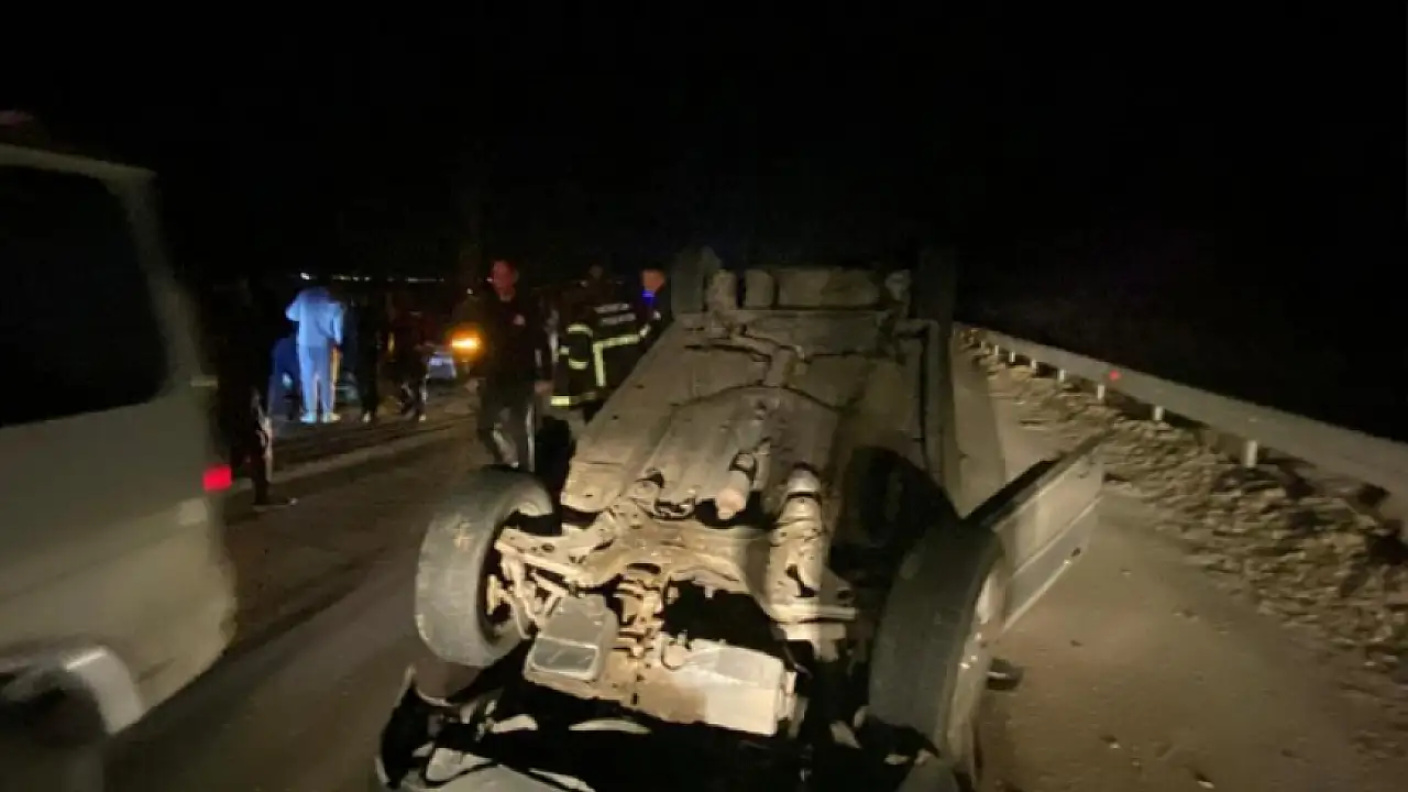 Trafik kazasında bir kişi yaralandı.