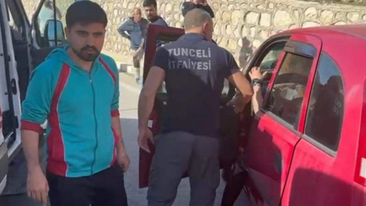 Tunceli'de kaza: 3 kişi yaralandı.