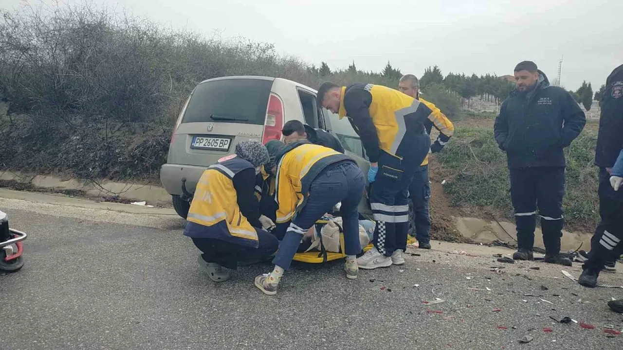 Edirne'de meydana gelen kaza sonucu 5 kişi yaralandı.
