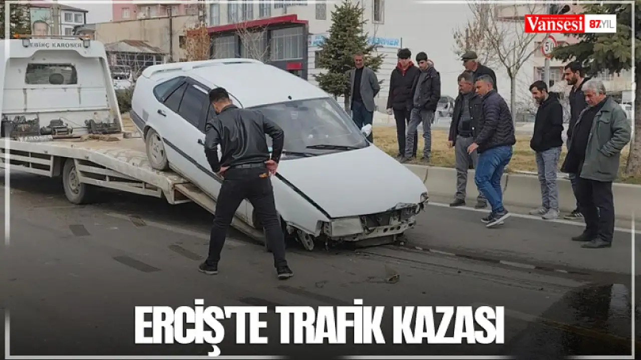 Erciş'te kaza oldu.