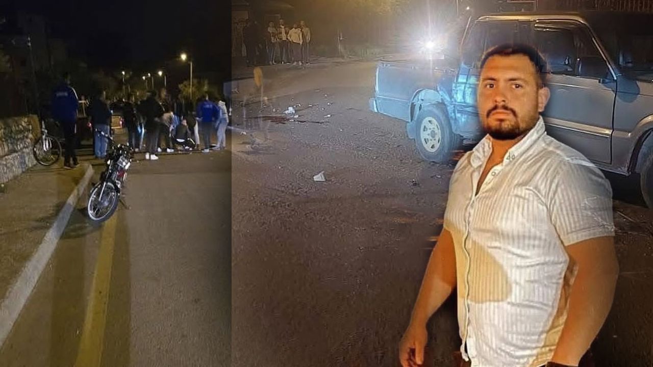 Finike'de trajik kaza: 26 yaşındaki motosiklet sürücüsü öldü.