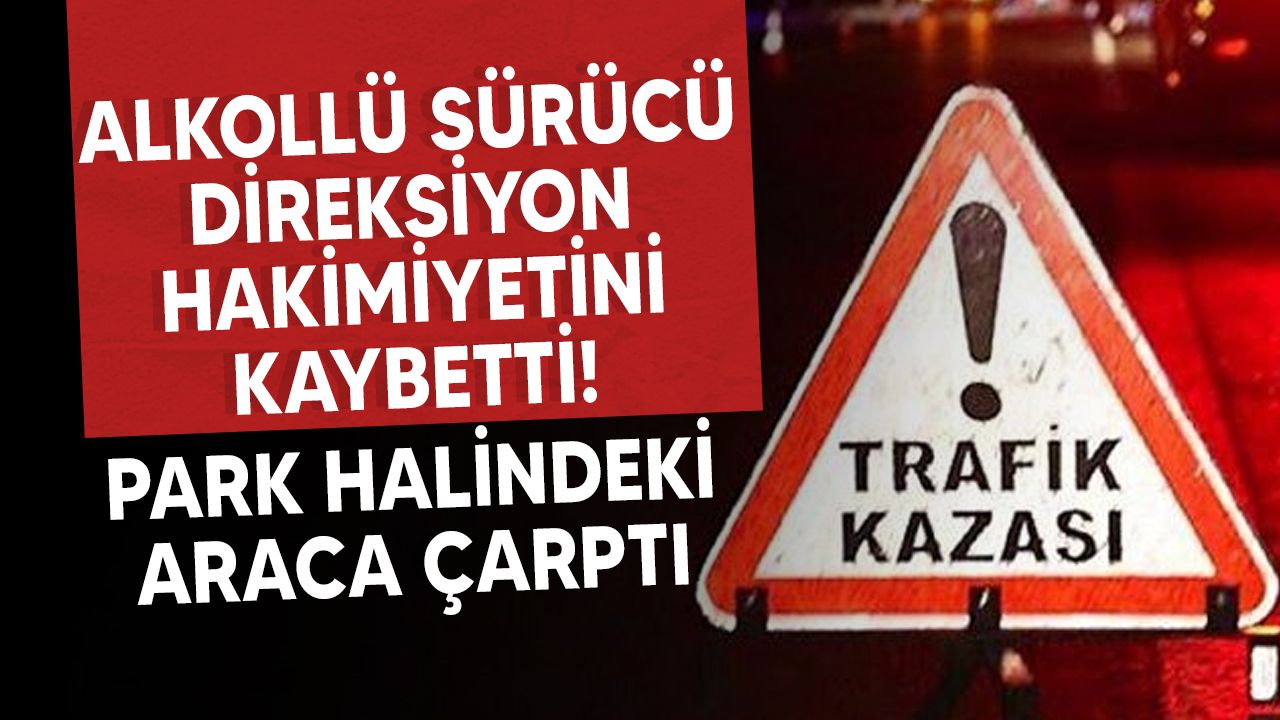 Lefkoşa'da içki içmiş sürücü kaza yaptı.