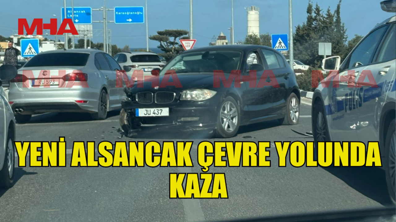 Alsancak Çevre Yolu'nda Trafik Kazası!