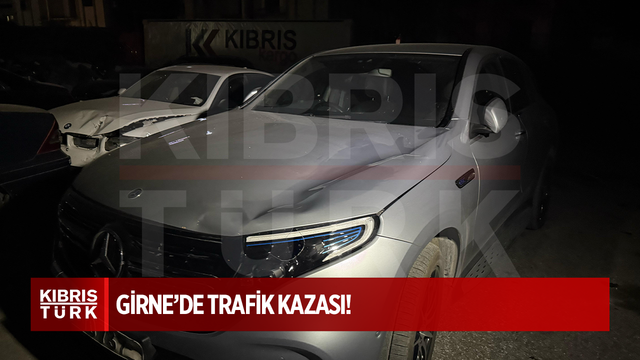 Girne'de Meydana Gelen Trafik Kazası