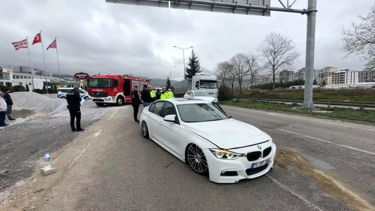 Samsun'da Kaza Sonucu 2 Kişi Yaralandı