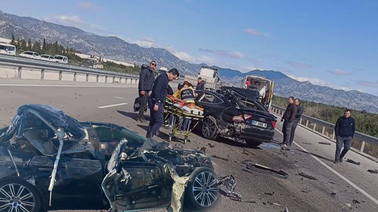 Antalya'da trajik kaza! Araç neredeyse dümdüz oldu, hayatını kaybetti...