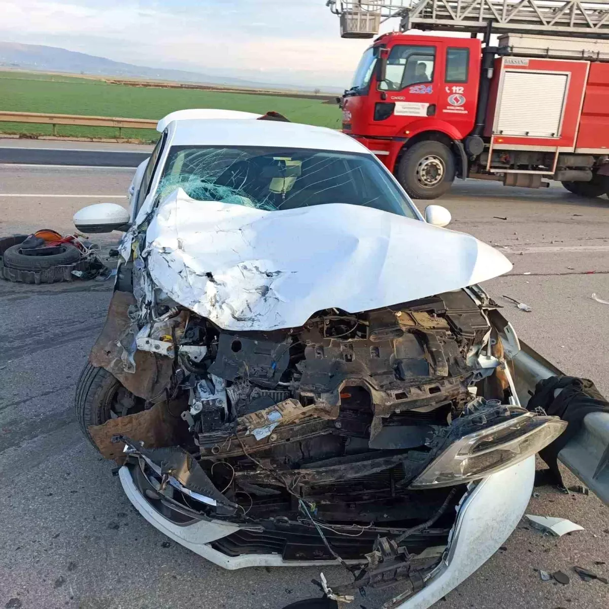 Kahramanmaraş'ta Trafik Kazasında 3 Kişi Yaralandı.