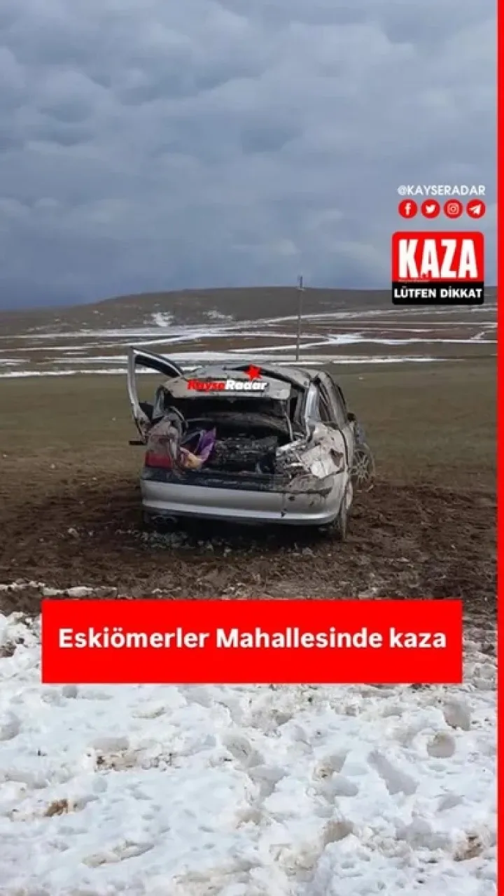Eskiömerler Mahallesi'nde bir kaza gerçekleşti.