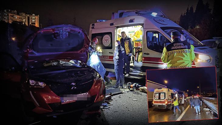 Kocaeli'de art arda meydana gelen kazada 2 kişi öldü, 2 kişi yaralandı.