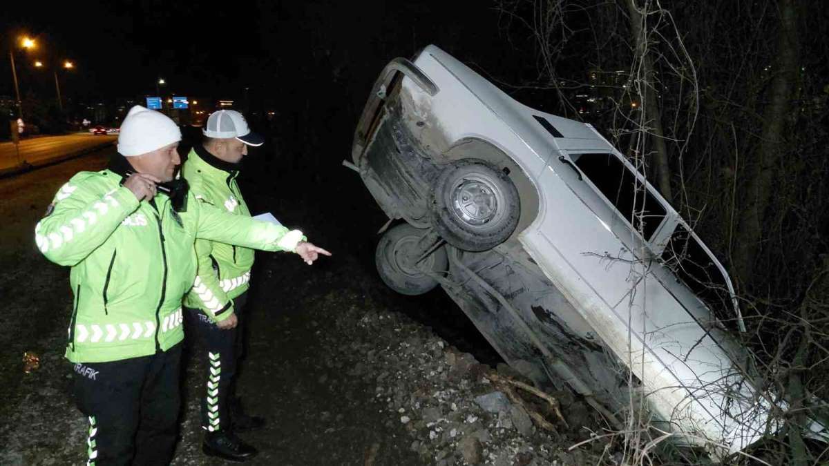 Samsun'da trafik kazasında 1 kişi yaralandı.