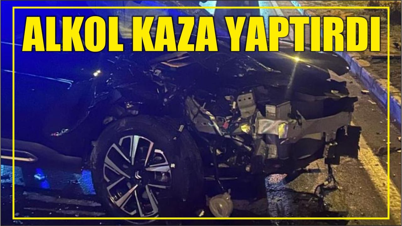 Alkol Kazaya Sebep Oldu