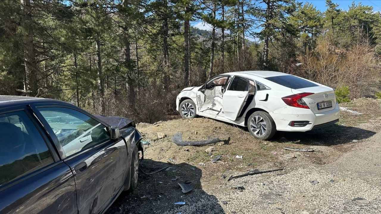 Kahramanmaraş'ta kaza: 2 kişi yaralandı.