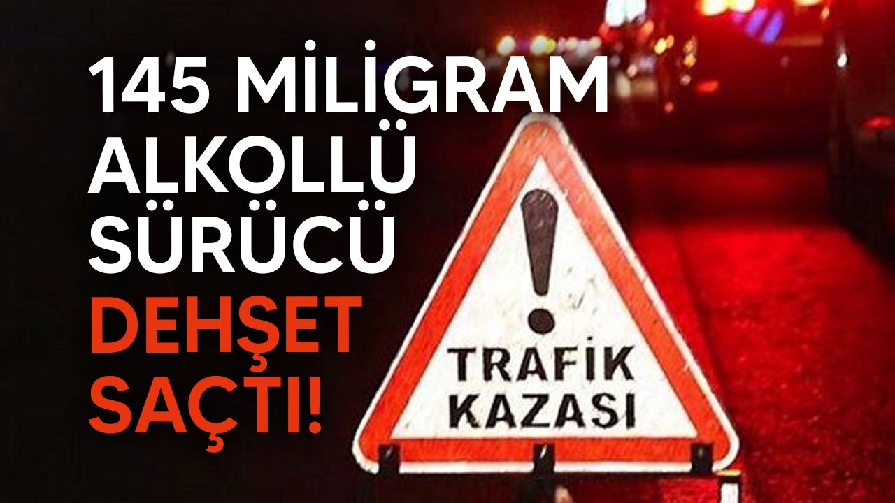 Lefkoşa'da sarhoş sürücü kaza yaptı!
