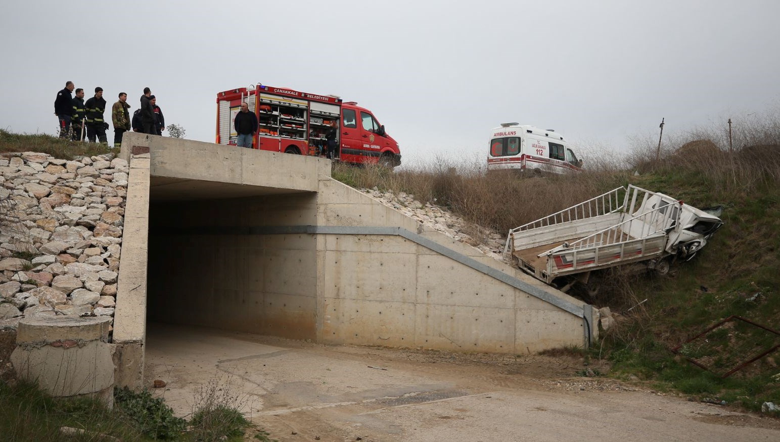 Çanakkale'de feci kaza: 1 ölü