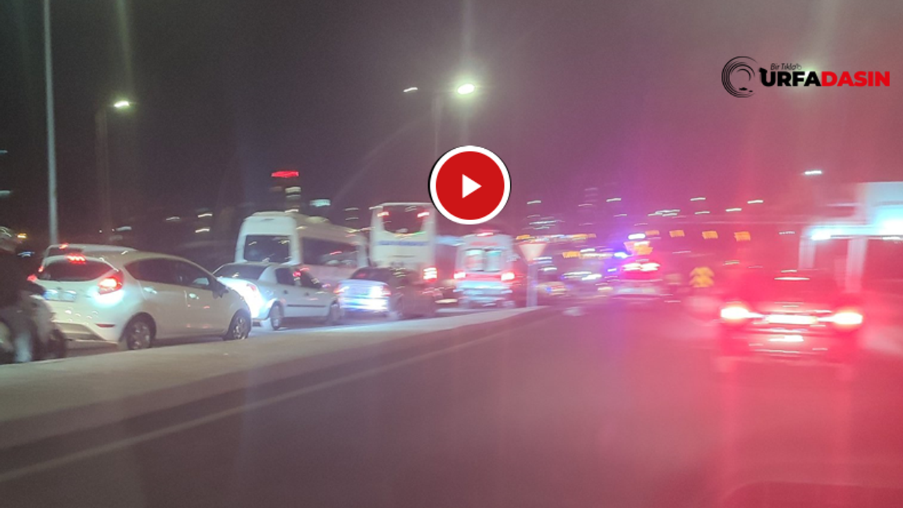 Karaköprü Balıkayağı Bulvarında Trafik Kazası