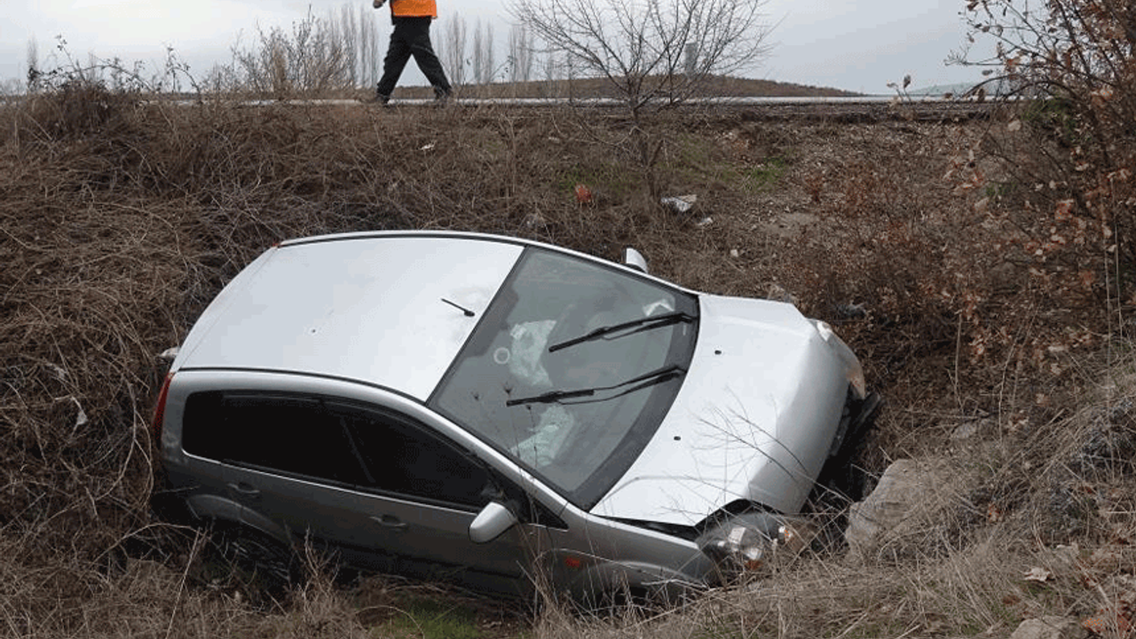 Kütahya'da trafik kazası: 1 yaralı
