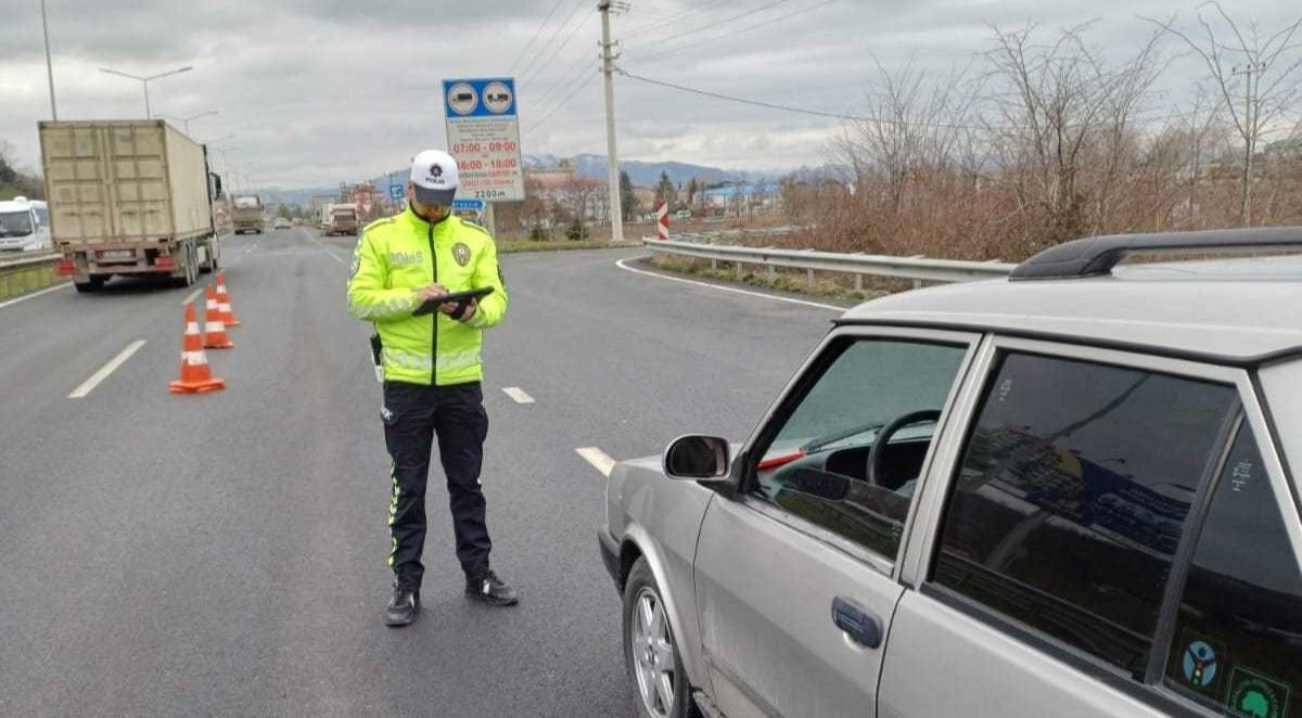 Ordu’da Trafik Denetimleri Arttı: 2.384 Sürücüye Ceza
