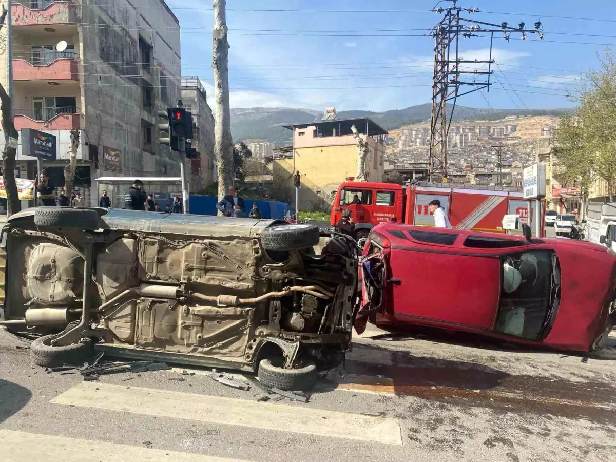 Kahramanmaraş'ta Zincirleme Trafik Kazası