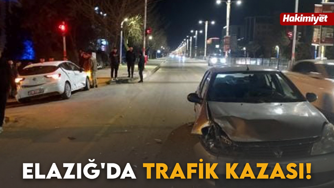 Elazığ'da trafik kazası!