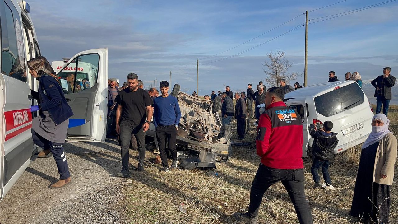 Van'da zincirleme trafik kazası