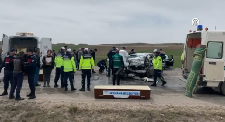Ankara'da trafik kazası: Altı ölü üç yaralı