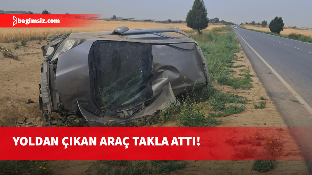 Gaziköy- Ercan yolunda korkutan trafik kazası!