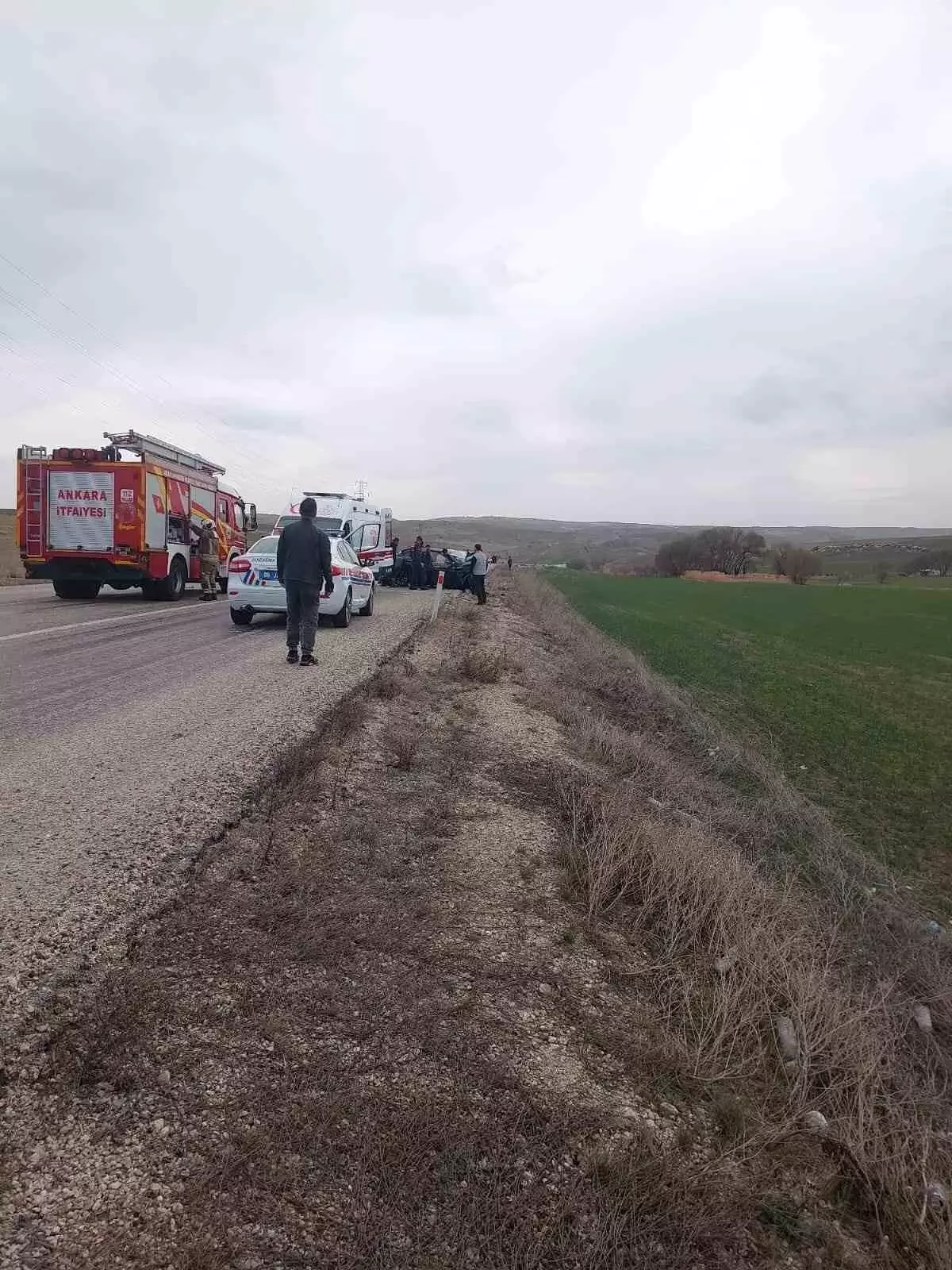 Haymana'da Hatalı Sollama Sonucu Trafik Kazası: 4 Ölü, 3 Yaralı