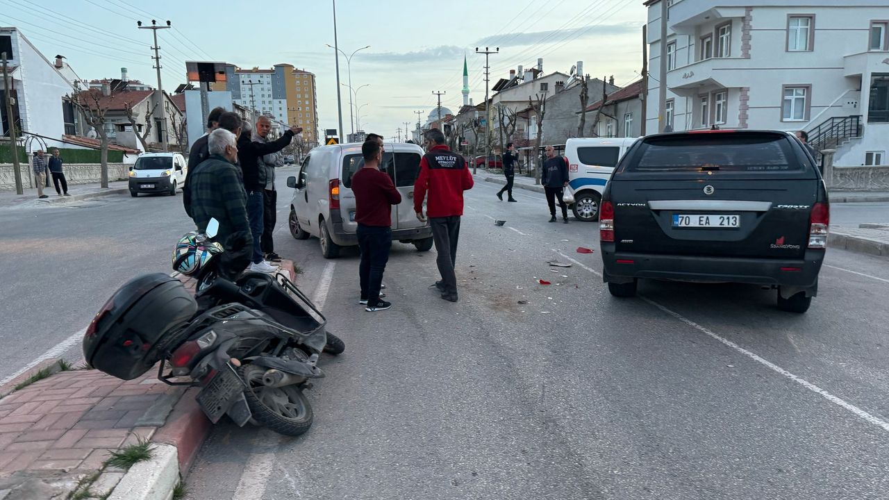 Karaman’da Zincirleme Trafik Kazası: 1 Yaralı