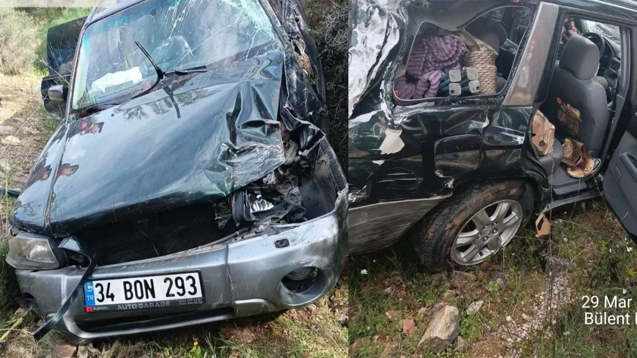 Bodrum’da Trafik Kazası: Sürücü Araçta Sıkıştı