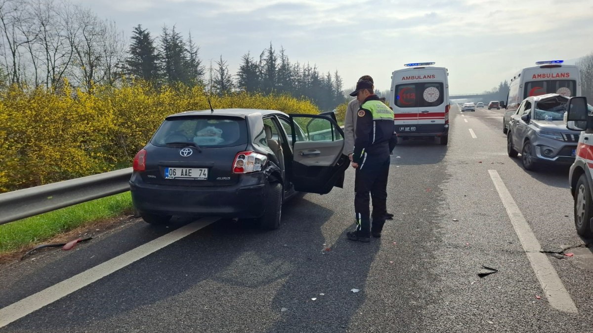 Düzce'de bayram trafiğinde kaza