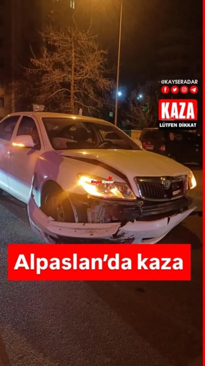 Alpaslan’da trafik kazası meydana geldi