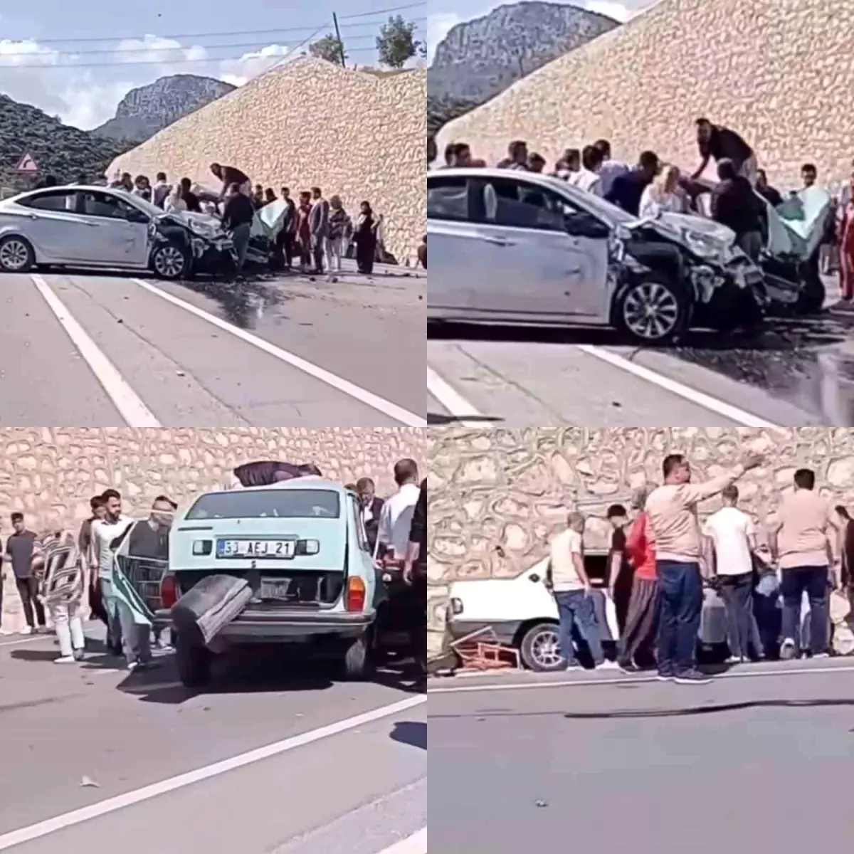 Mersin'de Trafik Kazası: 1 Ölü, 9 Yaralı