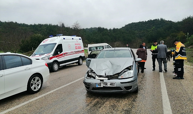 Niksar'da Zincirleme Trafik Kazası: 1 Yaralı