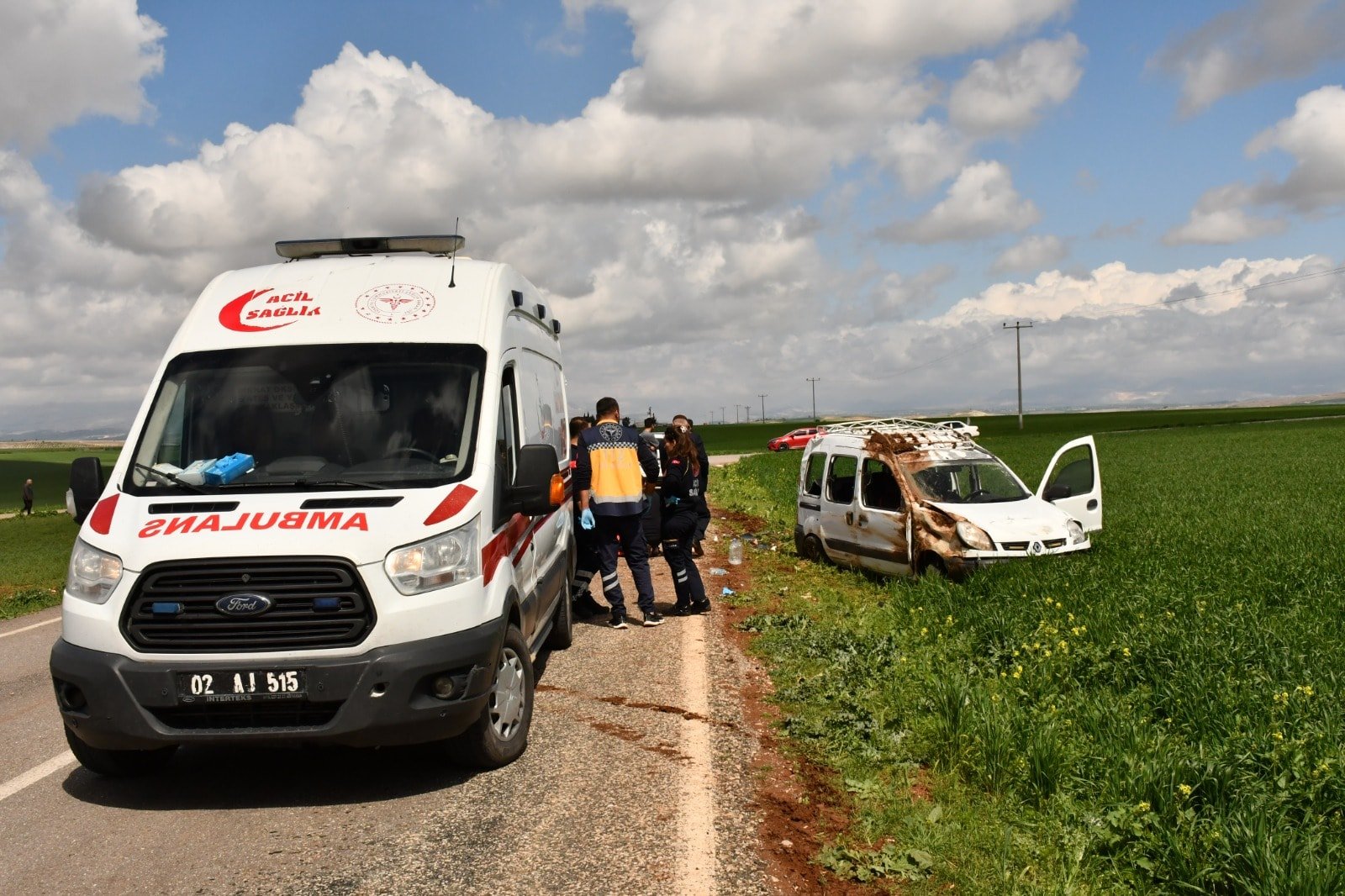Adıyaman'da trafik kazası; 6'sı çocuk 10 yaralı