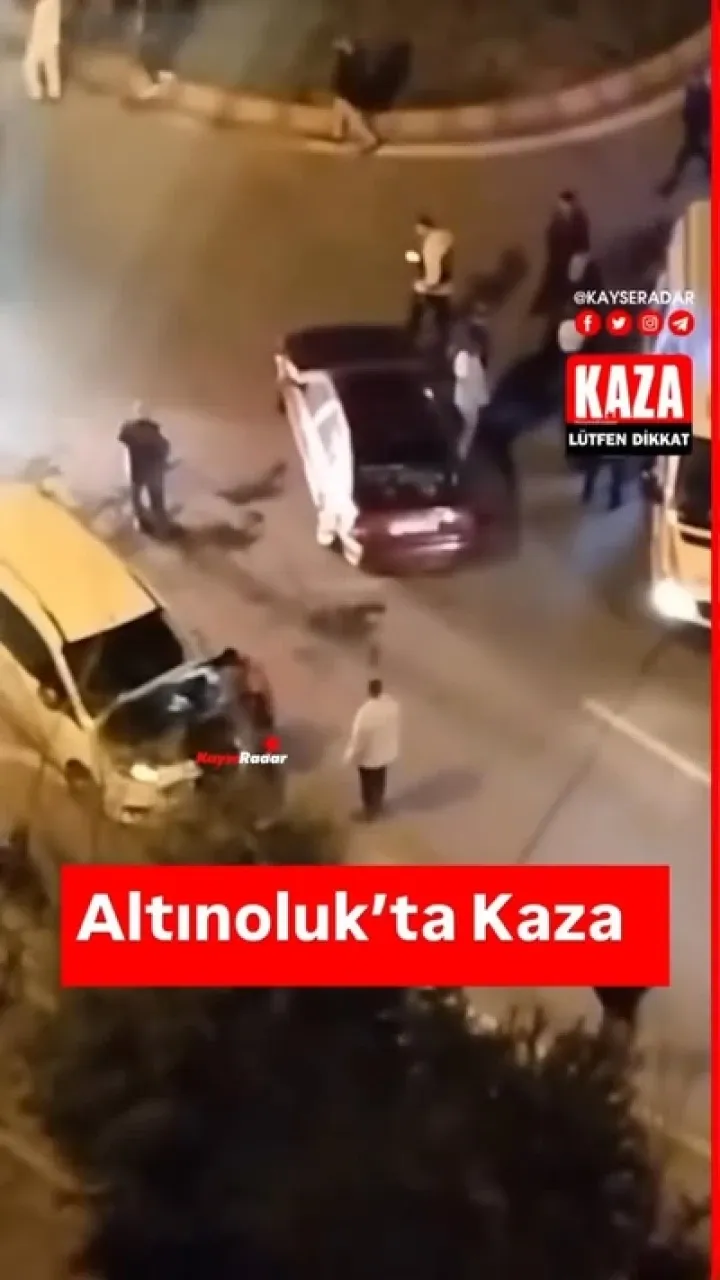 Altınoluk’ta trafik kazası meydana geldi