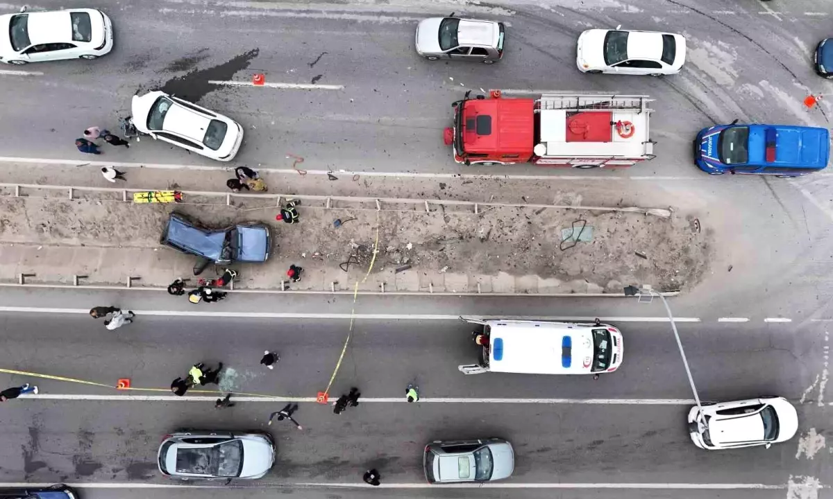 Kırıkkale'de Trafik Kazası: 1 Ölü, 6 Yaralı