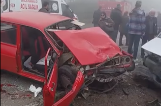 Ünye-Akkuş Karayolunda Sis Kazası: 3 Yaralı
