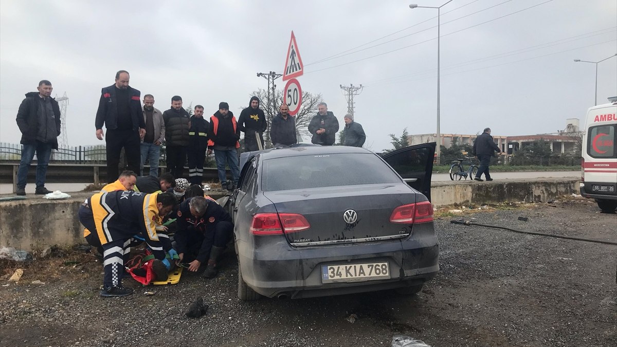 2 kişi yaralandı: Samsun'da bayram günü kaza