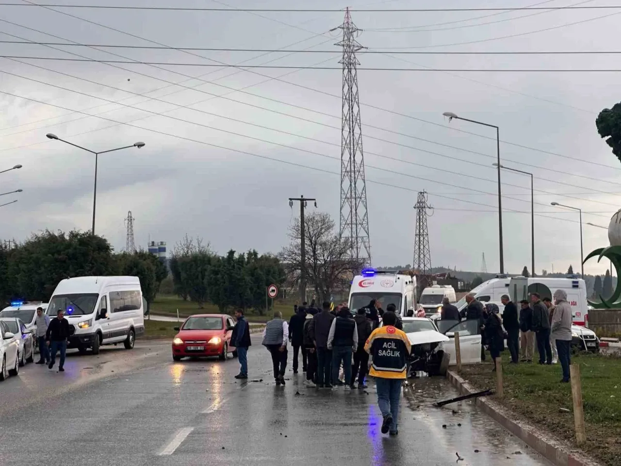 Bilecik’te meydana gelen trafik kazasında 7 kişi yaralandı.