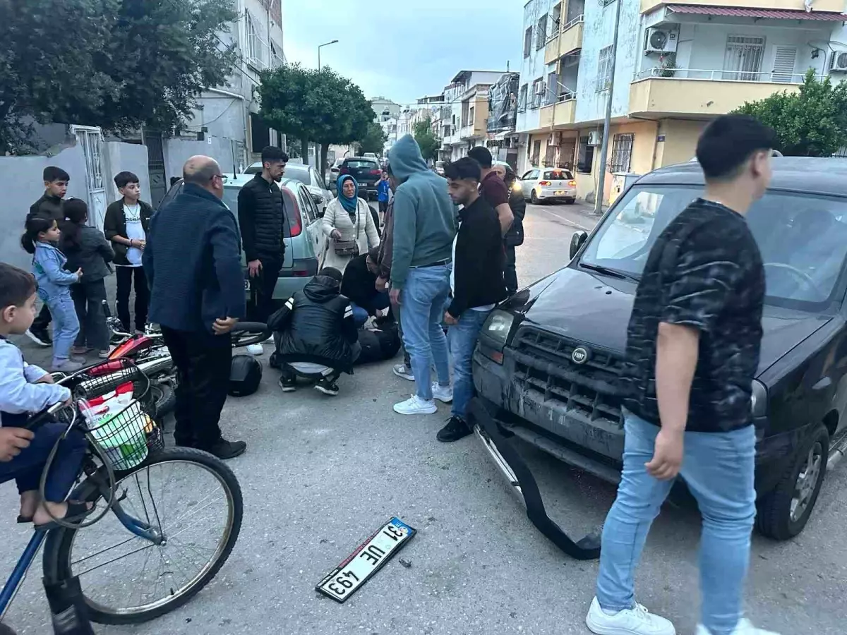 İskenderun'da trafik kazası: Bir kişi yaralandı.