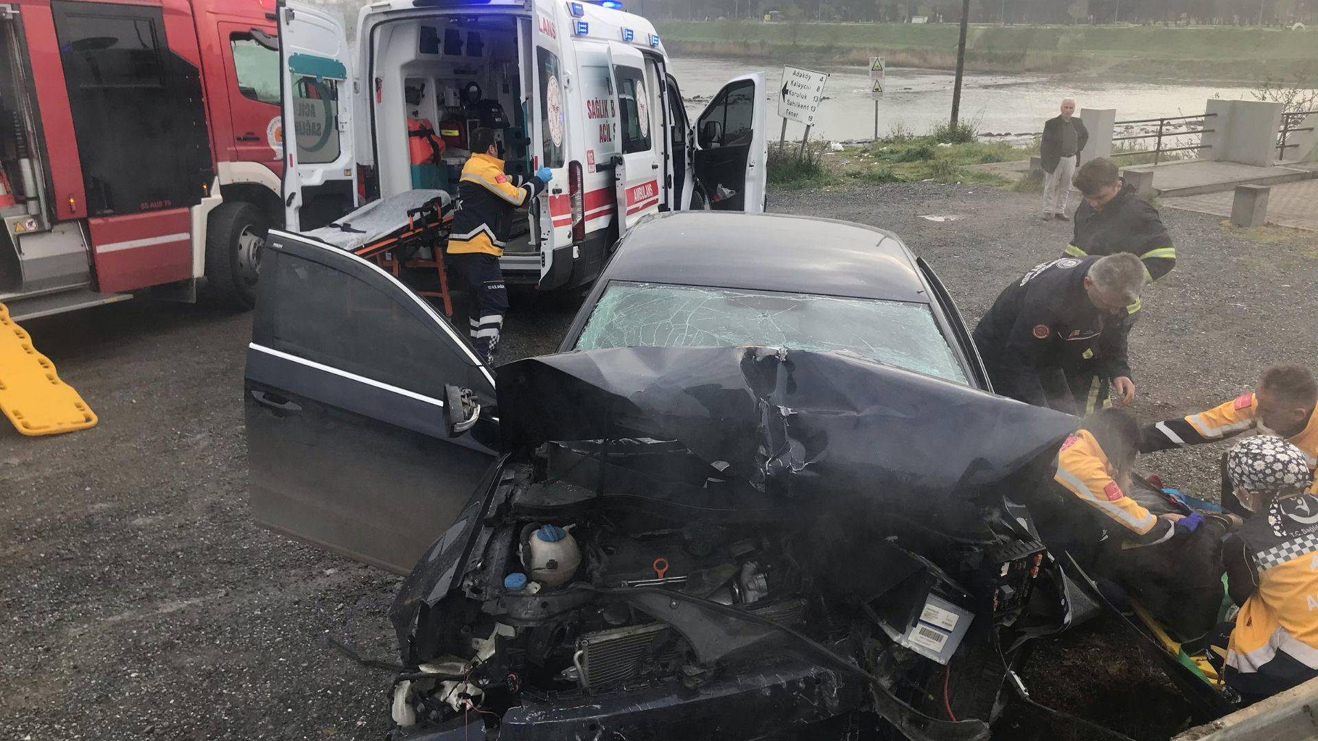 Kastamonu'da trafik kazası: 3 ölü, 4 yaralı.