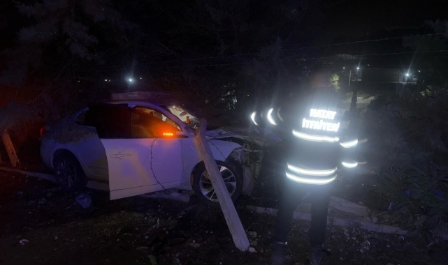 Hatay'da kaza sonucu 2 kişi yaralandı.