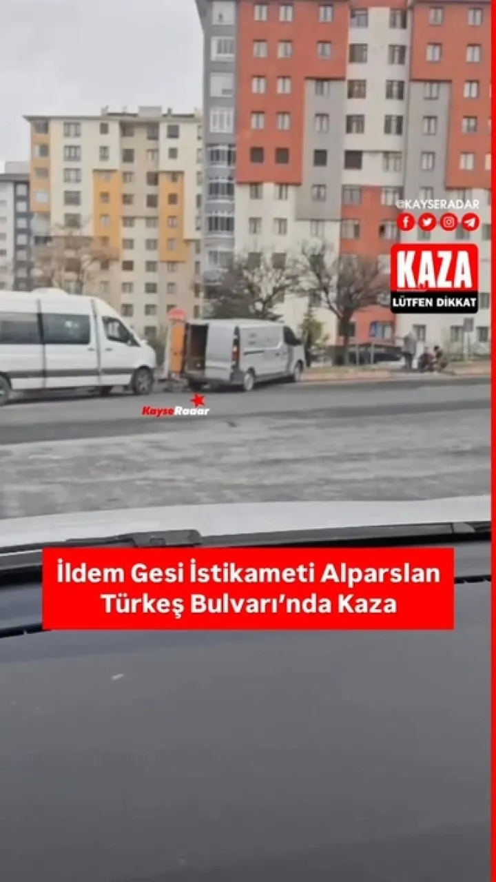 İldem Gesi'de Trafik Kazası Oldu