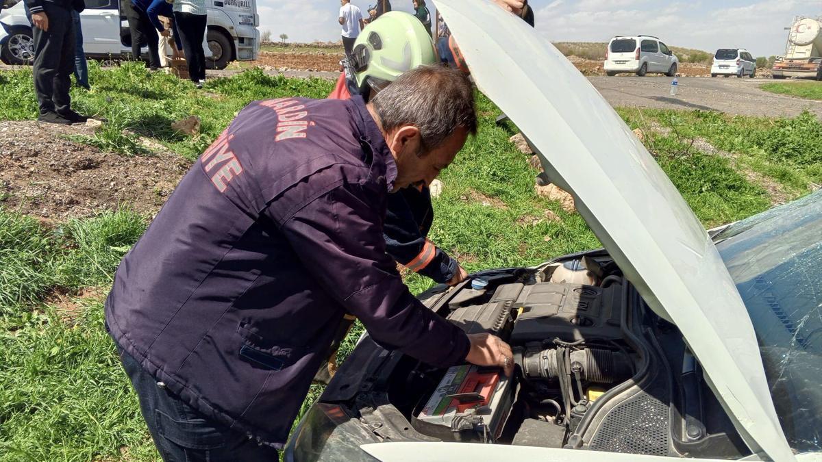 Mardin'de kaza: 4 kişi yaralandı.